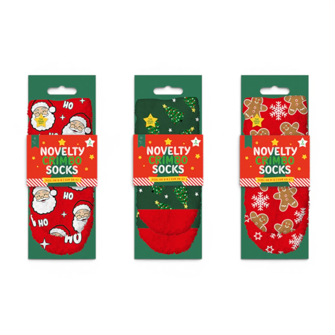 Wholesale Mens Novelty Christmas Cosy Socks 2pk | Wholesale Direct