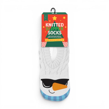 Wholesale Men's Christmas Novelty Knitted Slipper Socks with Fleece Lining | Wholesale Direct