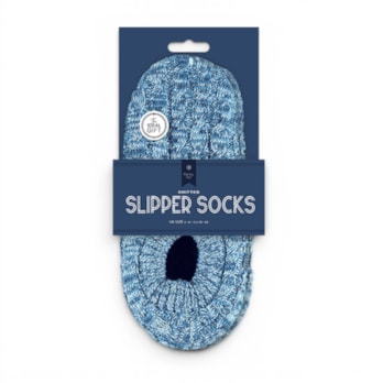 Wholesale Mens Marl Knitted Slipper Socks | Wholesale Direct