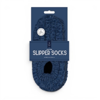 Wholesale Mens Marl Knitted Slipper Socks | Wholesale Direct