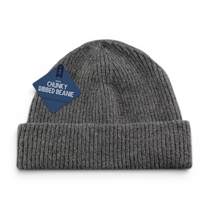 Wholesale Mens Chunky Ribbed Beanie | Wholesale Direct