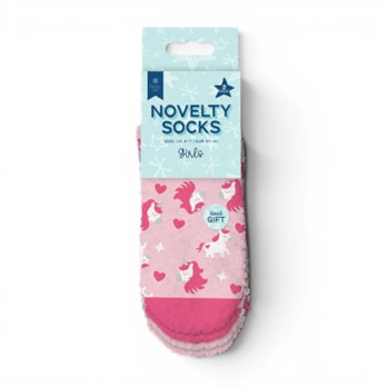 Wholesale Girls Novelty Cosy Socks 2pk | Wholesale Direct