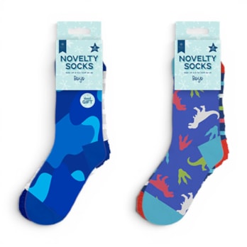 Wholesale Boys Novelty Cosy Socks 2pk | Wholesale Direct
