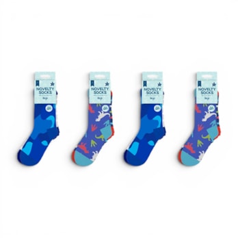 Wholesale Boys Novelty Cosy Socks 2pk | Wholesale Direct