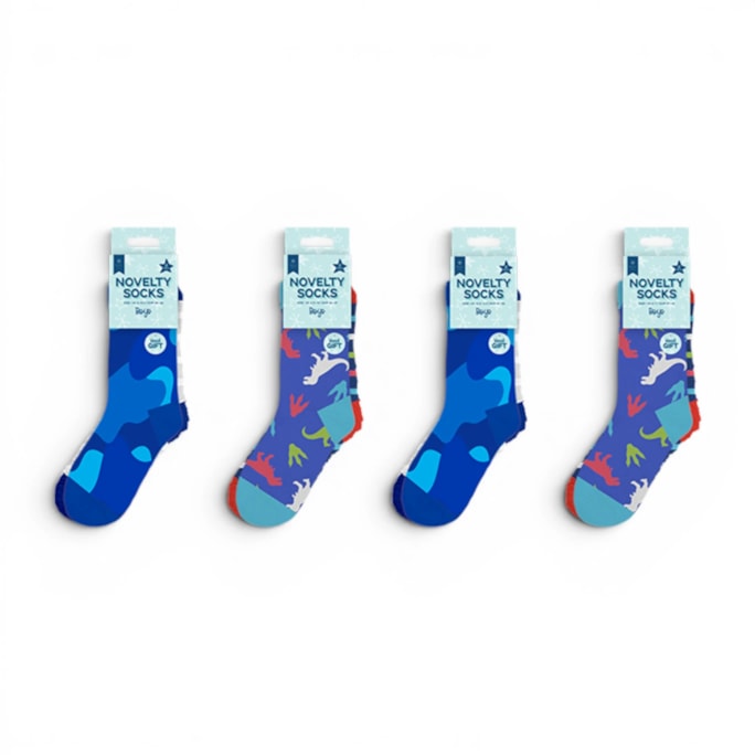 Wholesale Boys Novelty Cosy Socks 2pk | Wholesale Direct