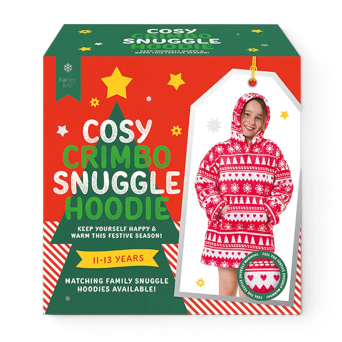 Wholesale Older Kids Printed Snuggle Hoodie | Wholesale Direct
