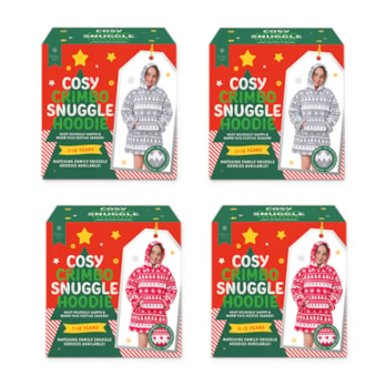 Wholesale Older Kids Printed Snuggle Hoodie | Wholesale Direct