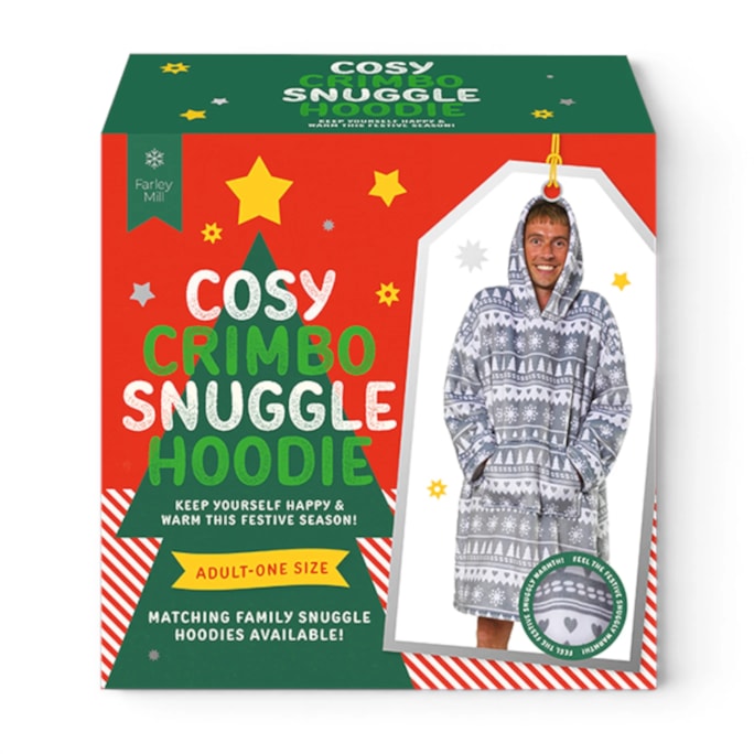 Wholesale Adults Printed Snuggle Hoodie | Wholesale Direct