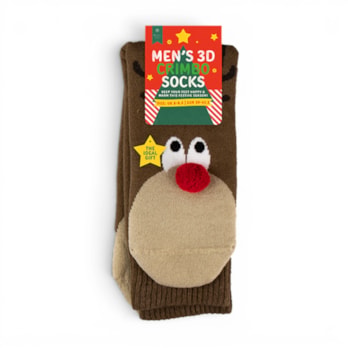 Wholesale Festive 3D Character Mens Socks | Wholesale Direct