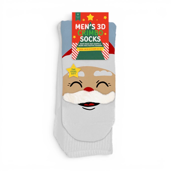 Wholesale Festive 3D Character Mens Socks | Wholesale Direct