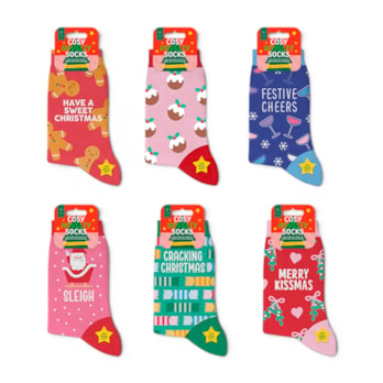 Wholesale Ladies Novelty Christmas Socks | Wholesale Direct