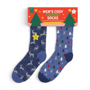Wholesale Festive Mens Socks 2pk | Wholesale Direct