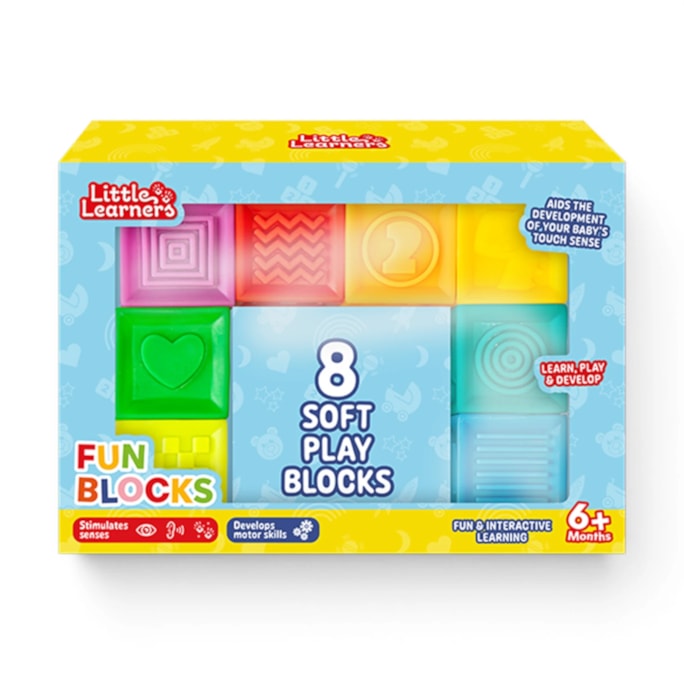 Wholesale Baby Fun Stacking Blocks 8 Pack | Wholesale Direct
