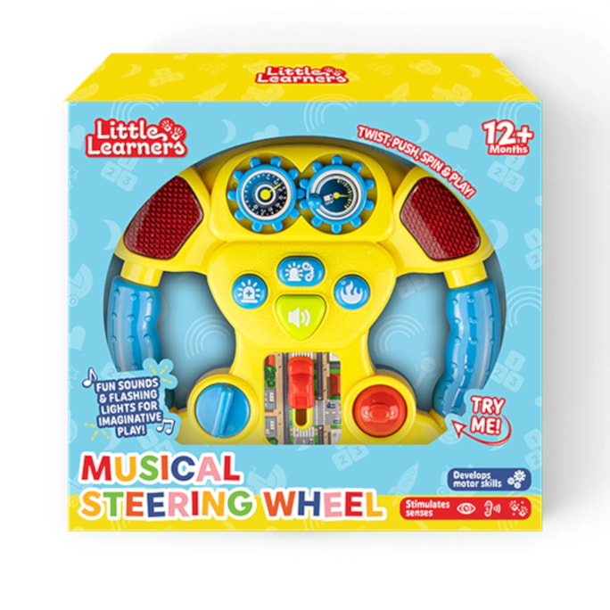 Wholesale Little Learners Musical Steering Wheel | Wholesale Direct