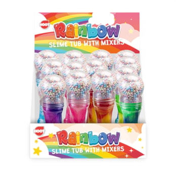 Wholesale Rainbow Slime Tub With Mixers CDU | Wholesale Direct Wholesale Rainbow Slime Tub With Mixers CDU | Wholesale Direct
