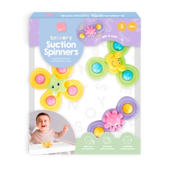Wholesale Sensory Suction Spinners - 3 Pack | Wholesale Direct