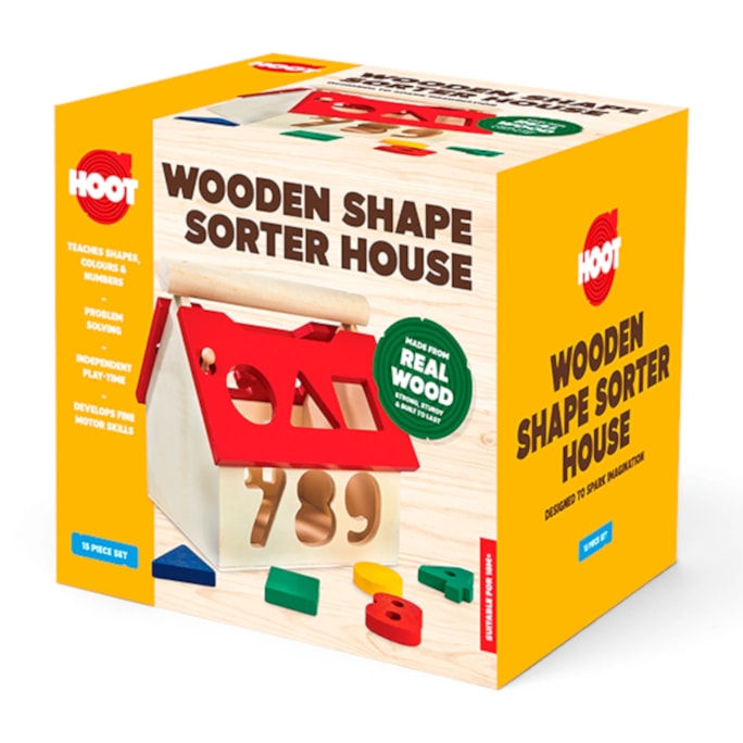 Wholesale Wooden Shape Sorter House | Wholesale Direct