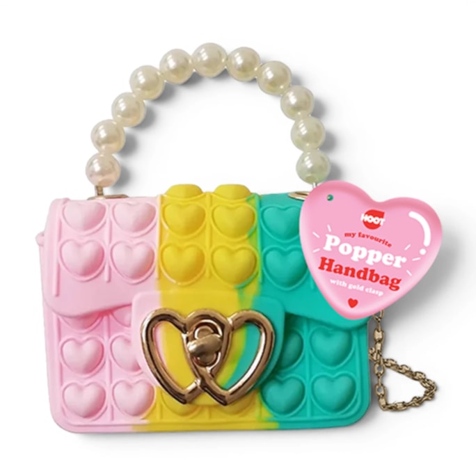 Wholesale Popper Handbag With Gold Heart Clasp | Wholesale Direct