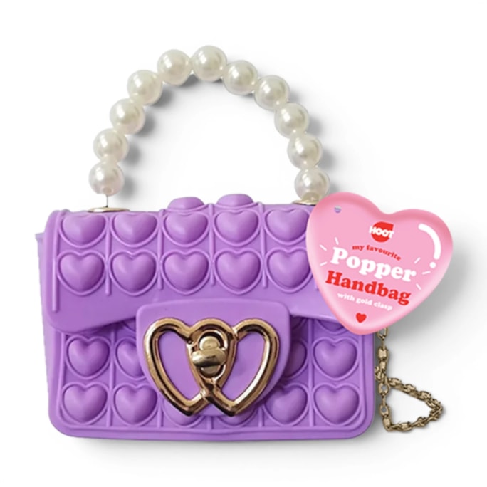 Wholesale Popper Handbag With Gold Heart Clasp | Wholesale Direct