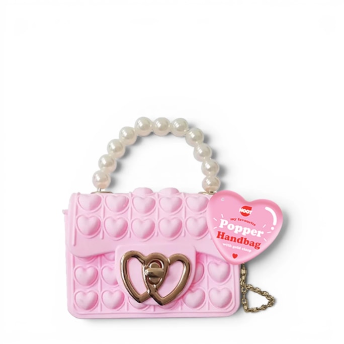 Wholesale Popper Handbag With Gold Heart Clasp | Wholesale Direct