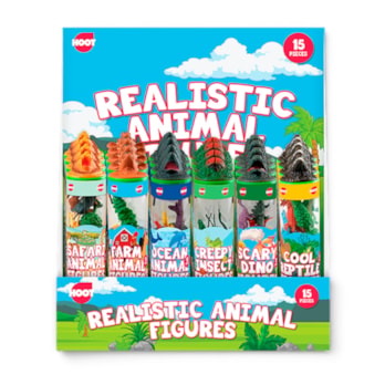 Wholesale Mixed Animals Figure Tube CDU | Wholesale Direct
