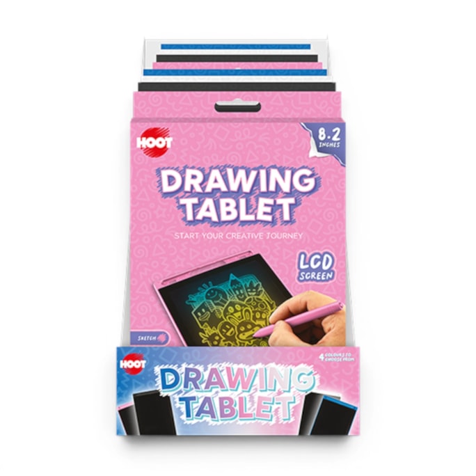 Wholesale Multicolour Drawing Tablet 8.2" CDU | Wholesale Direct Wholesale Multicolour Drawing Tablet 8.2" CDU | Wholesale Direct