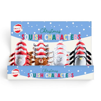 Wholesale Christmas Squish Characters 15cm CDU | Wholesale Direct