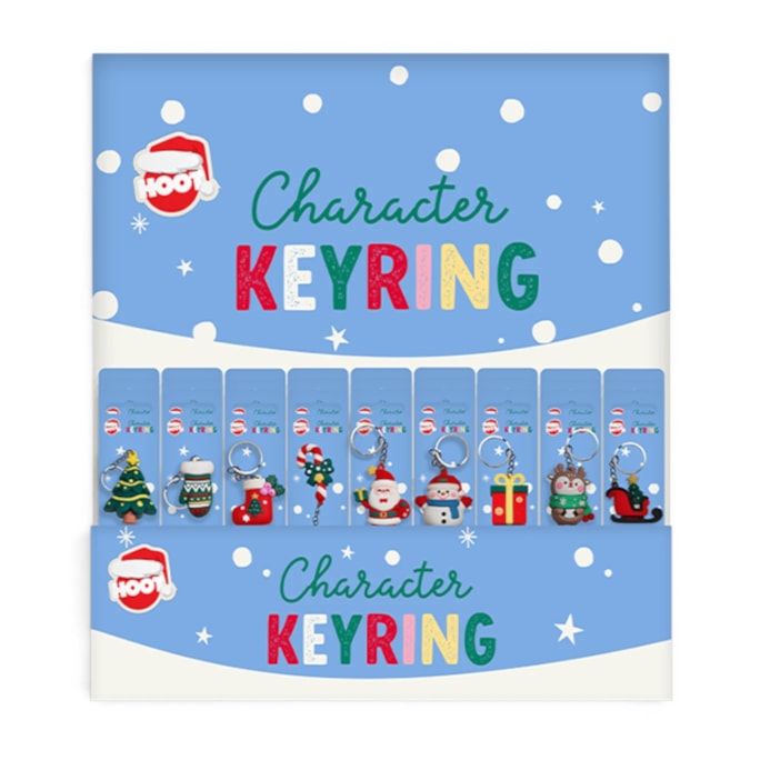 Wholesale Christmas Character Keyring CDU | Wholesale Direct