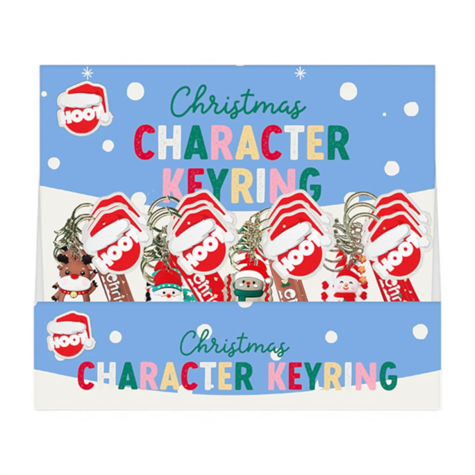 Wholesale Christmas Character with Tag Keyring CDU | Wholesale Direct Wholesale Christmas Character with Tag Keyring CDU | Wholesale Direct