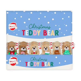 Wholesale Christmas Teddy Bear 14cm CDU | Wholesale Direct
