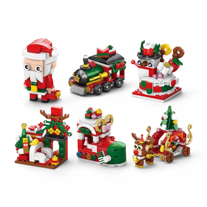 Wholesale Christmas Character Building Blocks CDU | Wholesale Direct