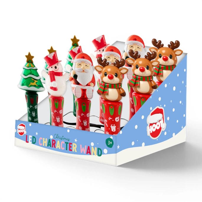 Wholesale Christmas LED Character Wand LED | Wholesale Direct