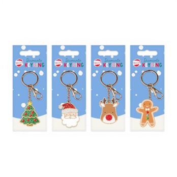 Wholesale Christmas Diamante Keyring CDU | Wholesale Direct