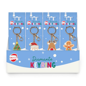 Wholesale Christmas Diamante Keyring CDU | Wholesale Direct