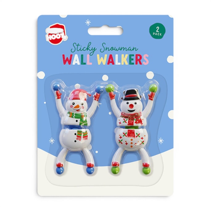 Wholesale Christmas Snowman Wall Walkers 2pk | Wholesale Direct