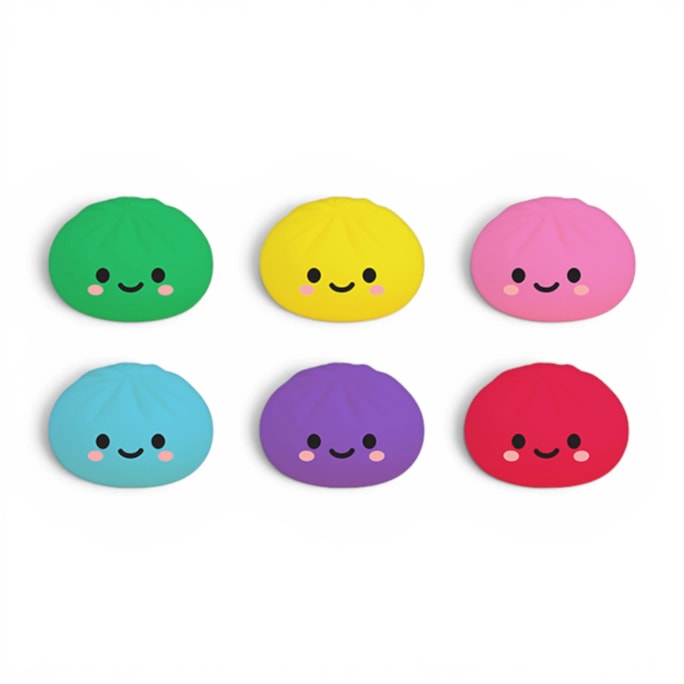 Wholesale Squishy Colourful Dumplings Dia 8.5cm CDU | Wholesale Direct Wholesale Squishy Colourful Dumplings Dia 8.5cm CDU | Wholesale Direct