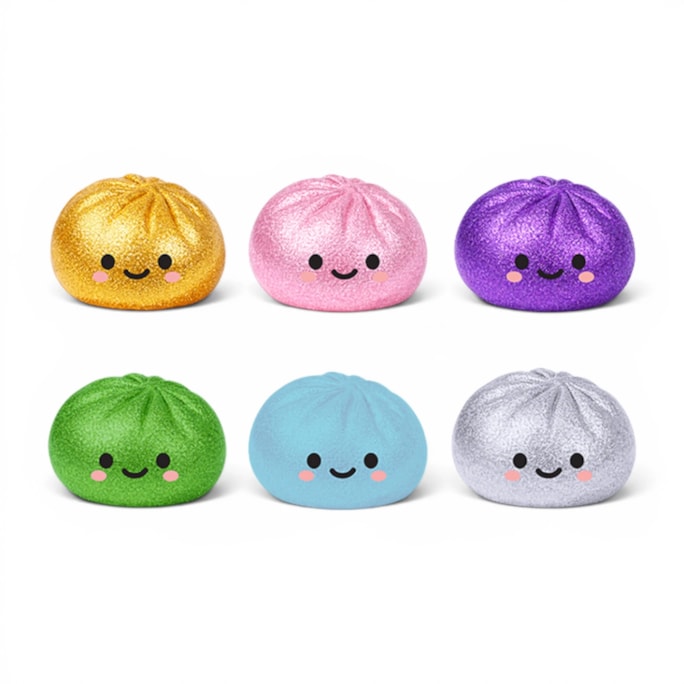 Wholesale Squishy Glitter Dumplings 8.5cm CDU | Wholesale Direct