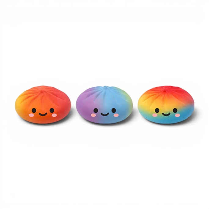 Wholesale Squishy Rainbow Dumplings 8.5cm CDU | Wholesale Direct