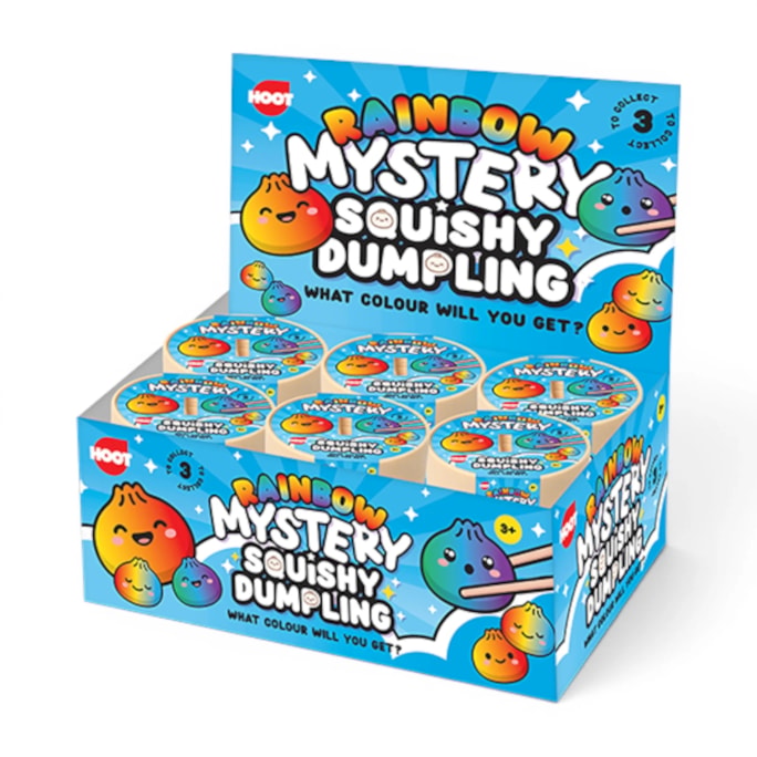 Wholesale Squishy Rainbow Dumplings 8.5cm CDU | Wholesale Direct