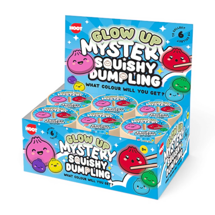 Wholesale Squishy Glow Dumplings Dia 8.5cm CDU | Wholesale Direct