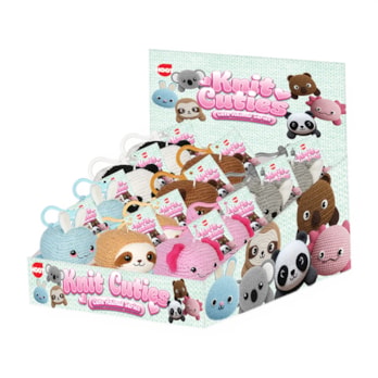 Wholesale Knit Cuties Animals Keyring 10cm CDU | Wholesale Direct