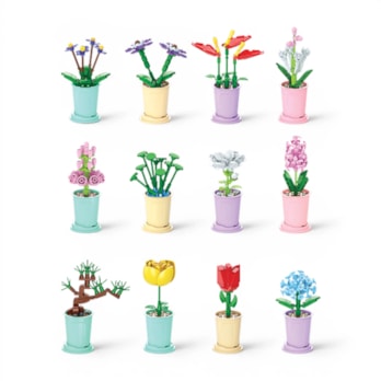 Wholesale Flower Pot Building Blocks Series 2 CDU | Wholesale Direct Wholesale Flower Pot Building Blocks Series 2 CDU | Wholesale Direct