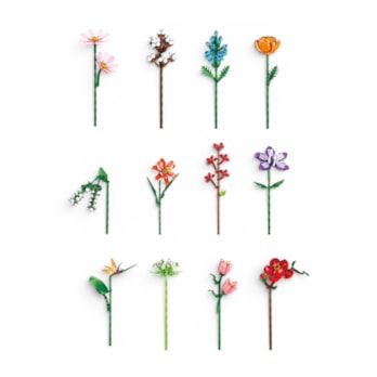 Wholesale Flower Building Blocks Series 1 CDU | Wholesale Direct