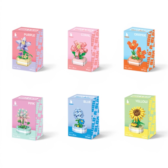Wholesale Flower Pot Building Blocks CDU | Wholesale Direct