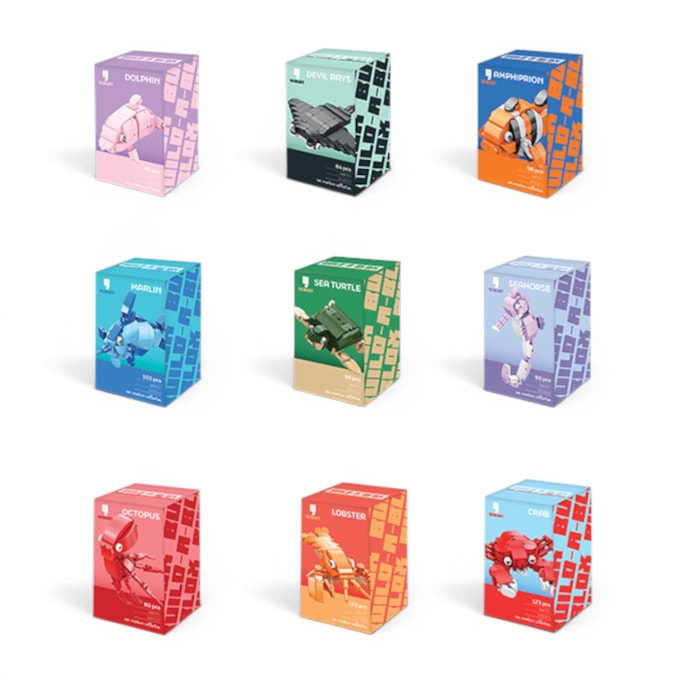 Wholesale Sea Animals Building Blocks CDU | Wholesale Direct