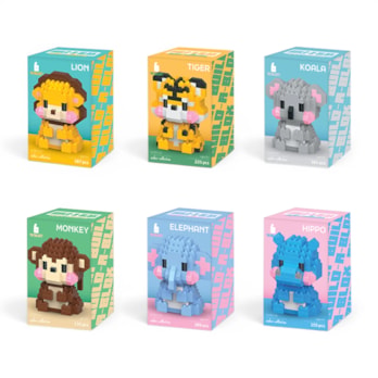 Wholesale Safari Animal Building Blocks CDU | Wholesale Direct