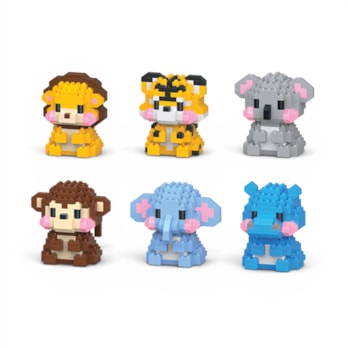 Wholesale Safari Animal Building Blocks CDU | Wholesale Direct Wholesale Safari Animal Building Blocks CDU | Wholesale Direct