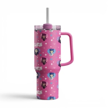 Wholesale Printed Double Wall Tumbler with Handle 600ml | Wholesale Direct Wholesale Printed Double Wall Tumbler with Handle 600ml | Wholesale Direct