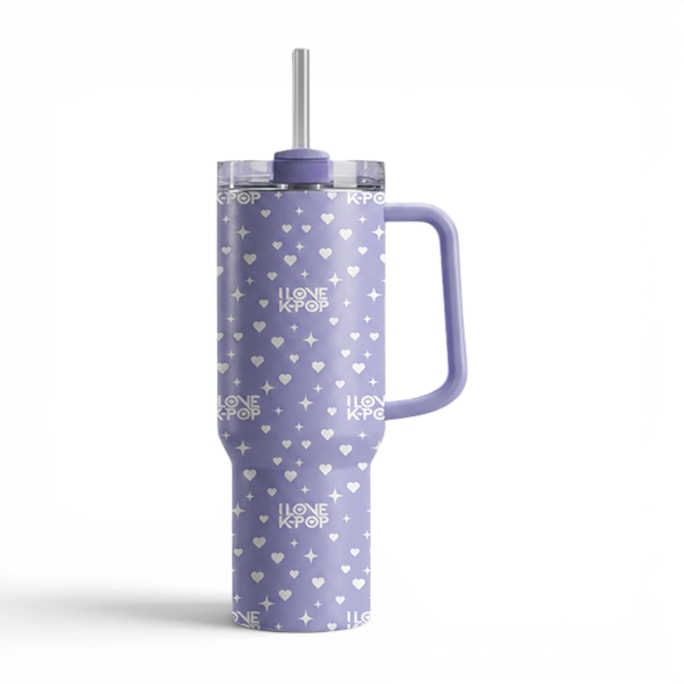 Wholesale Printed Double Wall Tumbler with Handle 600ml | Wholesale Direct