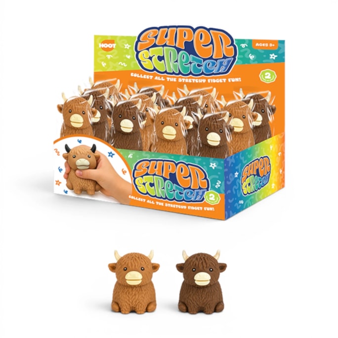 Wholesale Highland Cow Stretchy CDU | Wholesale Direct